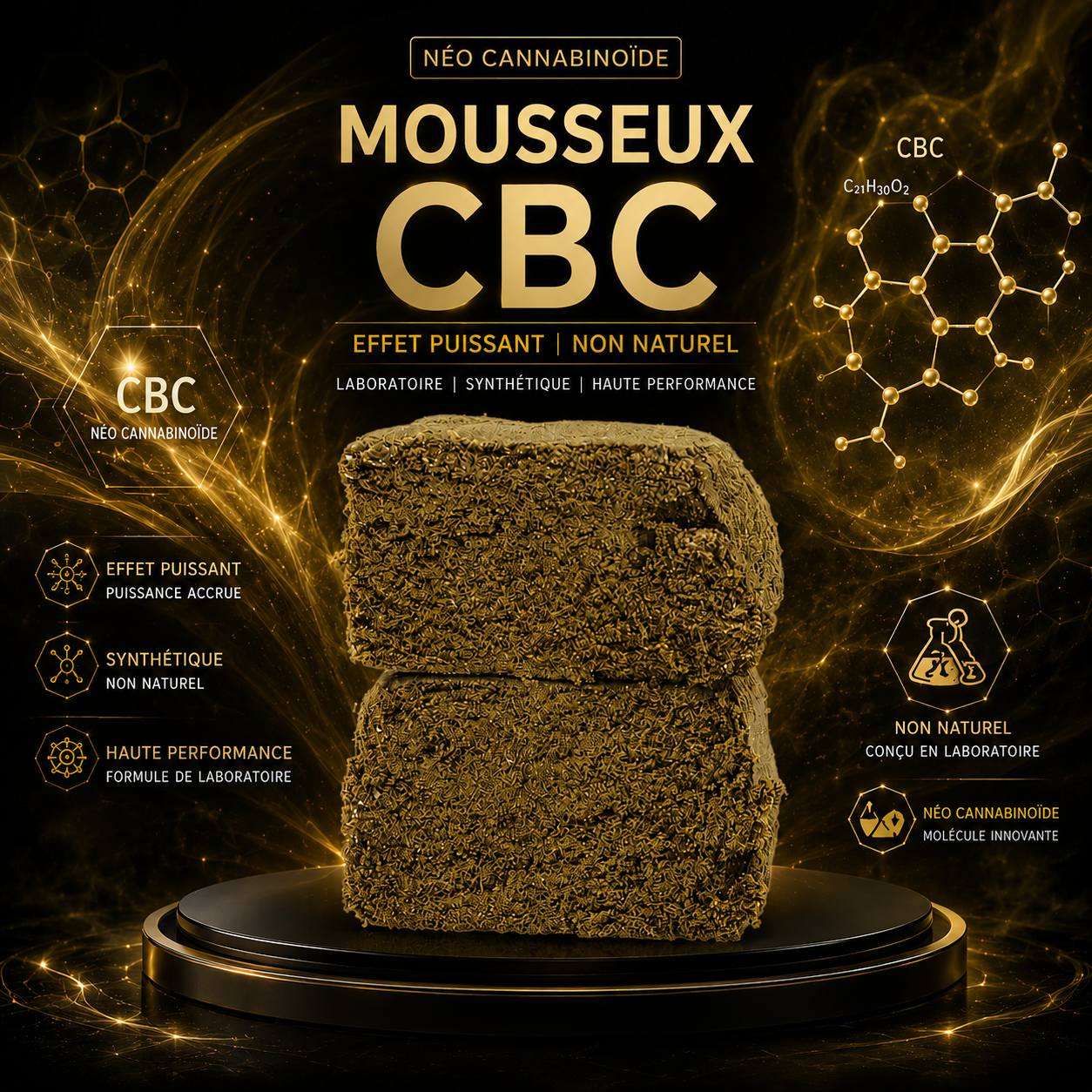 Résine CBC Mousseux | Concentré Premium