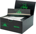 50 paquets de 32 feuilles à rouler slim Feuille à Rouler Slim King Size Non Blanchies – Jeffriz Brown