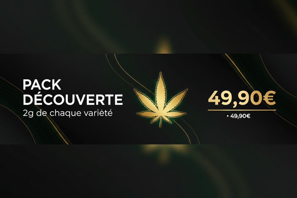 Pack Découverte CBD - 2g de chaque variété